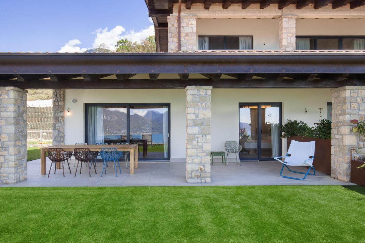 Villa Divina - Apt Icona Con Piscina E Vista Lago Castelletto Di Brenzone Buitenkant foto